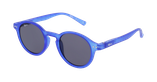 LUNETTES DE SOLEIL enfant LIO bleu/bleu foncé mat - vue de 3/4