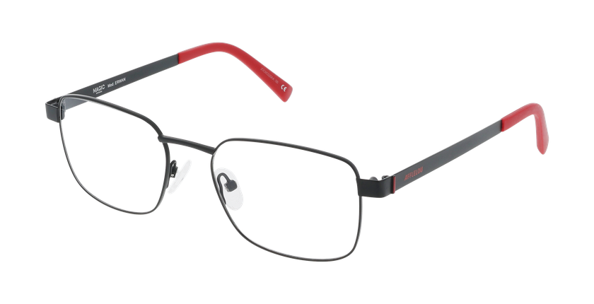 Lunettes de vue homme ERWAN noir - Vue de face