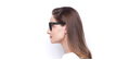LUNETTES DE SOLEIL femme MARC 378/S noir - Vue de côté