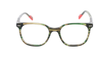 Lunettes de vue enfant 6 vert - Vue de face