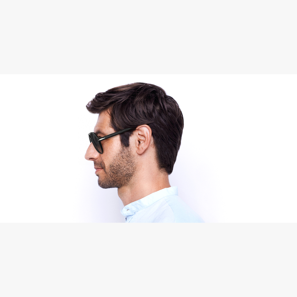 Lunettes de soleil homme DB 7005/S noir - Vue de côté