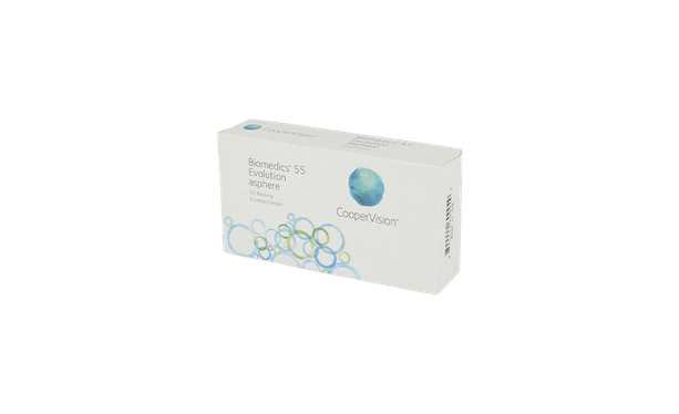 Lentilles de contact Biomedics® Evolution 6L - Vue de face