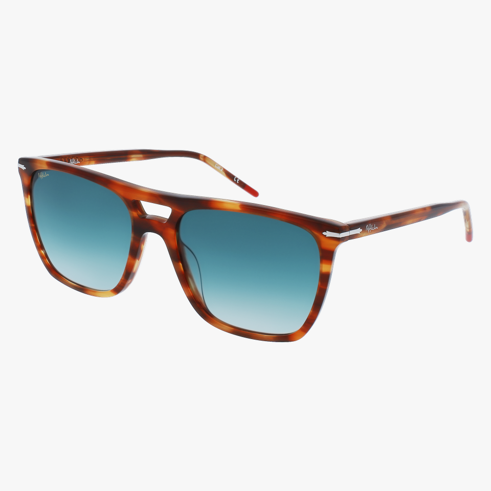 Lunettes de soleil homme CAROUGE écaille - Vue de face