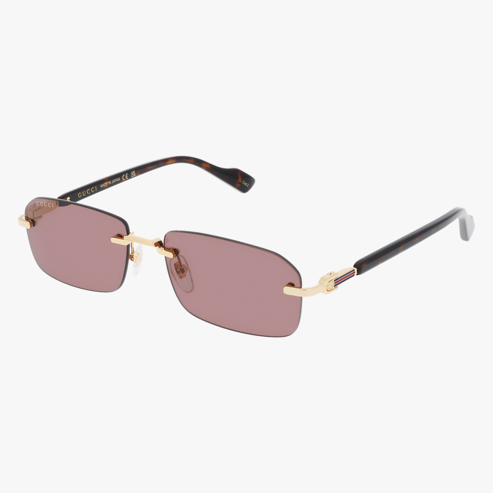 Lunettes de soleil homme MAGIC 317 dorée - Vue de face