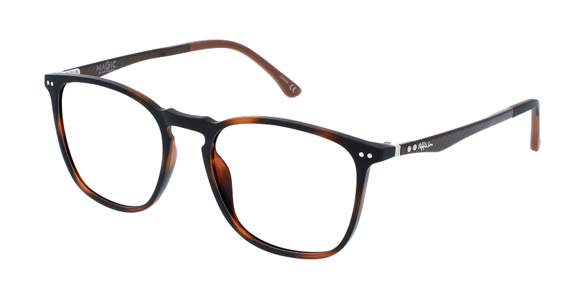 LUNETTES DE VUE homme MAGIC 125 CARBONE écaille/marron - Vue de face