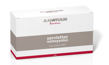 60 mini-serviettes nettoyantes