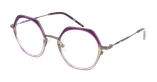 Lunettes de vue femme MAGIC220 violet - Vue de face
