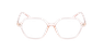 Lunettes de vue femme MAIWEN rose/dorée