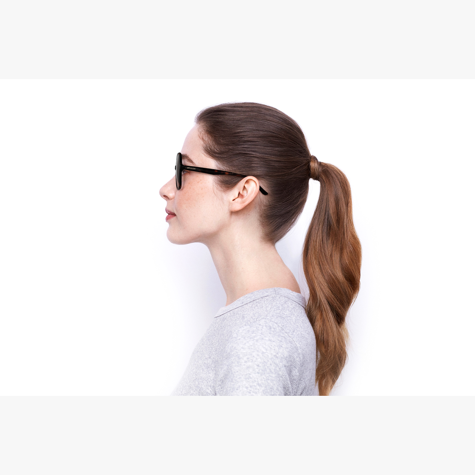Lunettes de soleil femme BLOOM écaille - Vue de face