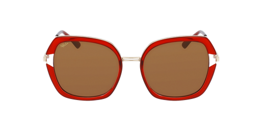 LUNETTES DE SOLEIL femme FAYA rougeVue de face