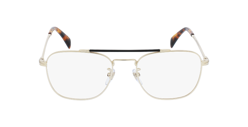 Lunettes de vue homme DB 1016 dorée - Vue de face