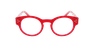 Lunettes de vue femme CARACTÈRES FIDÈLE rouge/rose