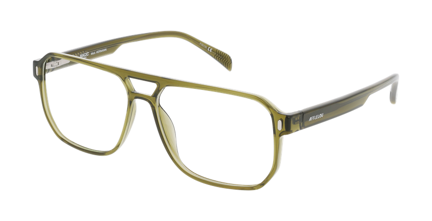Lunettes de vue homme HERMANN vert - Vue de face