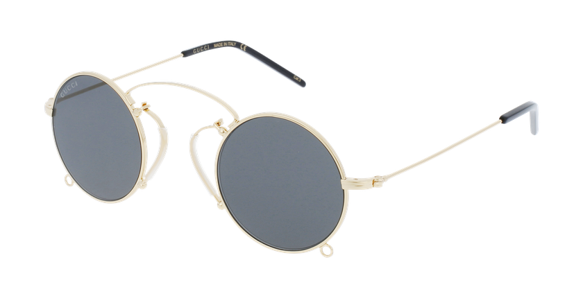LUNETTES DE SOLEIL femme GG0991S doré/gris - Vue de face