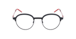Lunettes de vue homme MAGIC276 noir/rouge - Vue de face