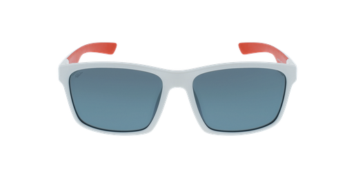 LUNETTES DE SOLEIL homme AUSTIN POLARIZED blanc/rouge Vue de face
