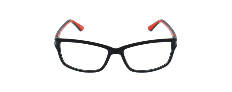 LUNETTES DE VUE homme MAGIC 191 noir/rouge - Vue de face