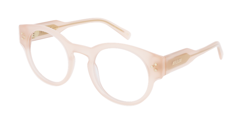 Lunettes de vue femme CARACTÈRES FIDÈLE marron - Vue de face