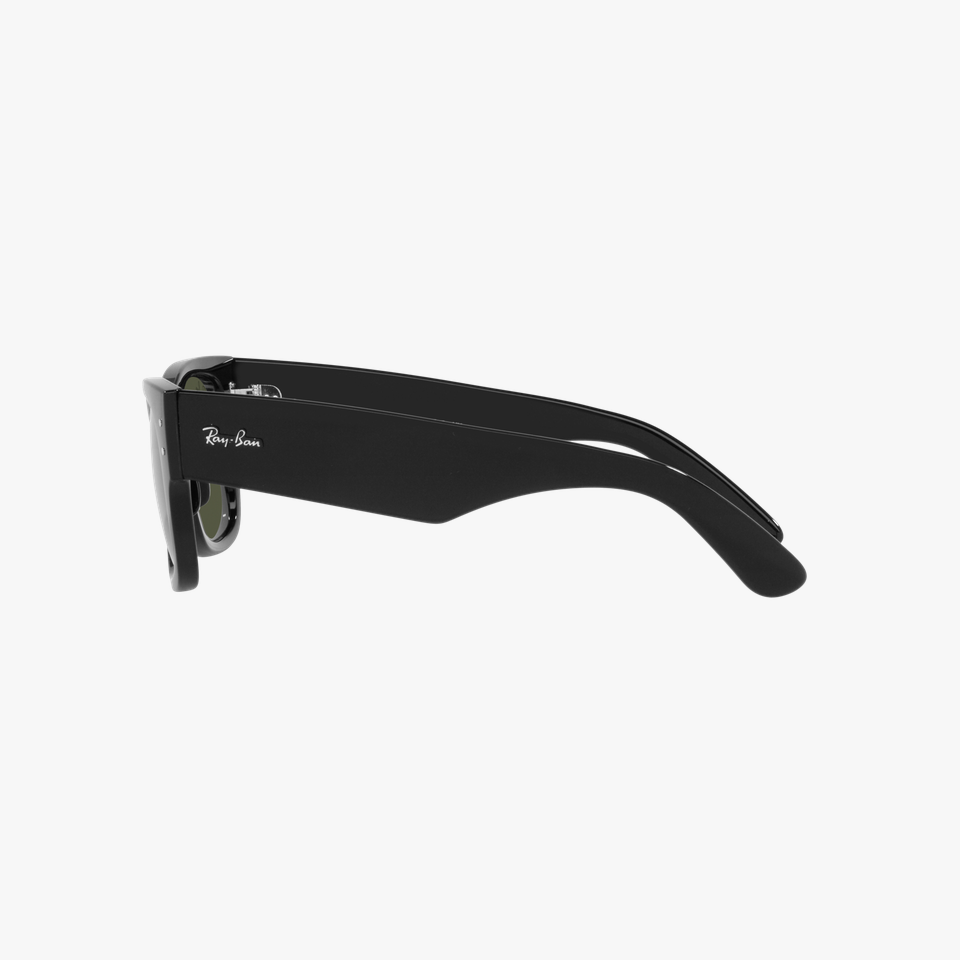 Lunettes de soleil Mega Wayfarer RB0840S noir - Vue de face