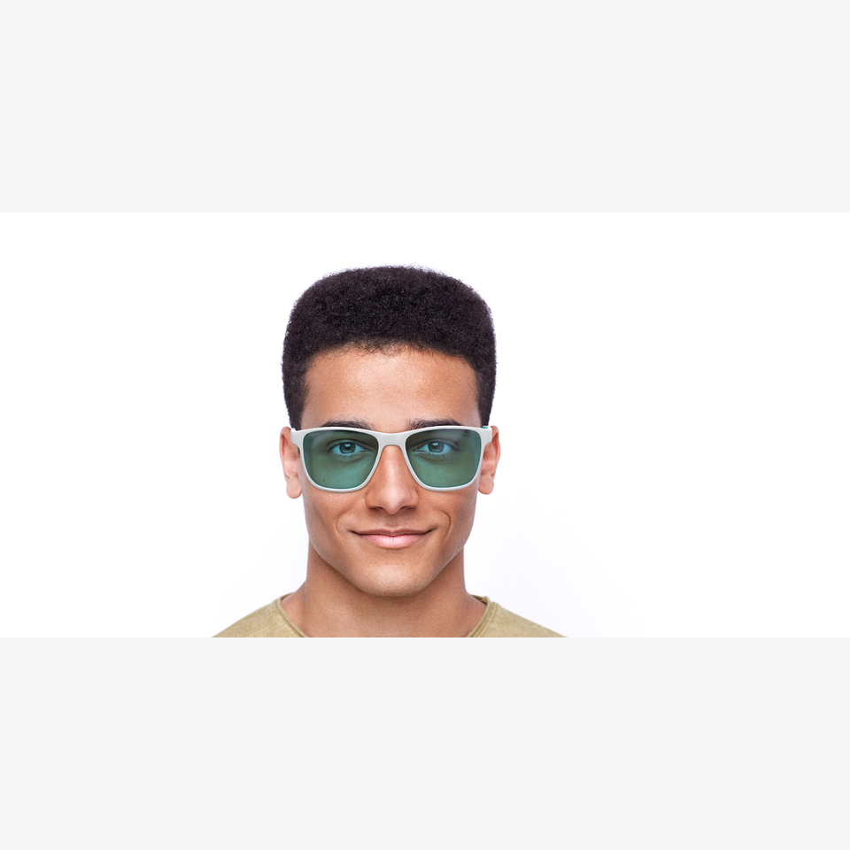 Lunettes de soleil CYRIUS POLARIZED blanc - Vue de face
