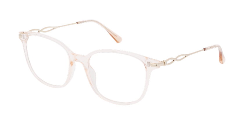 Lunettes de vue femme LOUISA rose - Vue de face