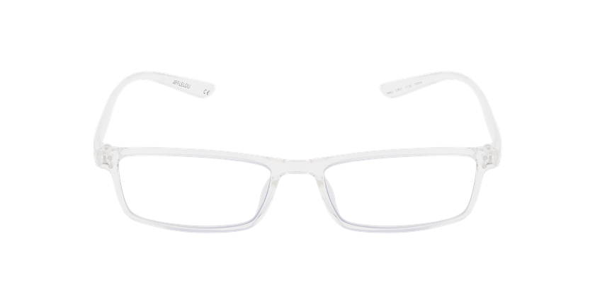 Lunettes de vue FORTY MAGIC BLUE BLOCK M4UCR01 blanc - Vue de face