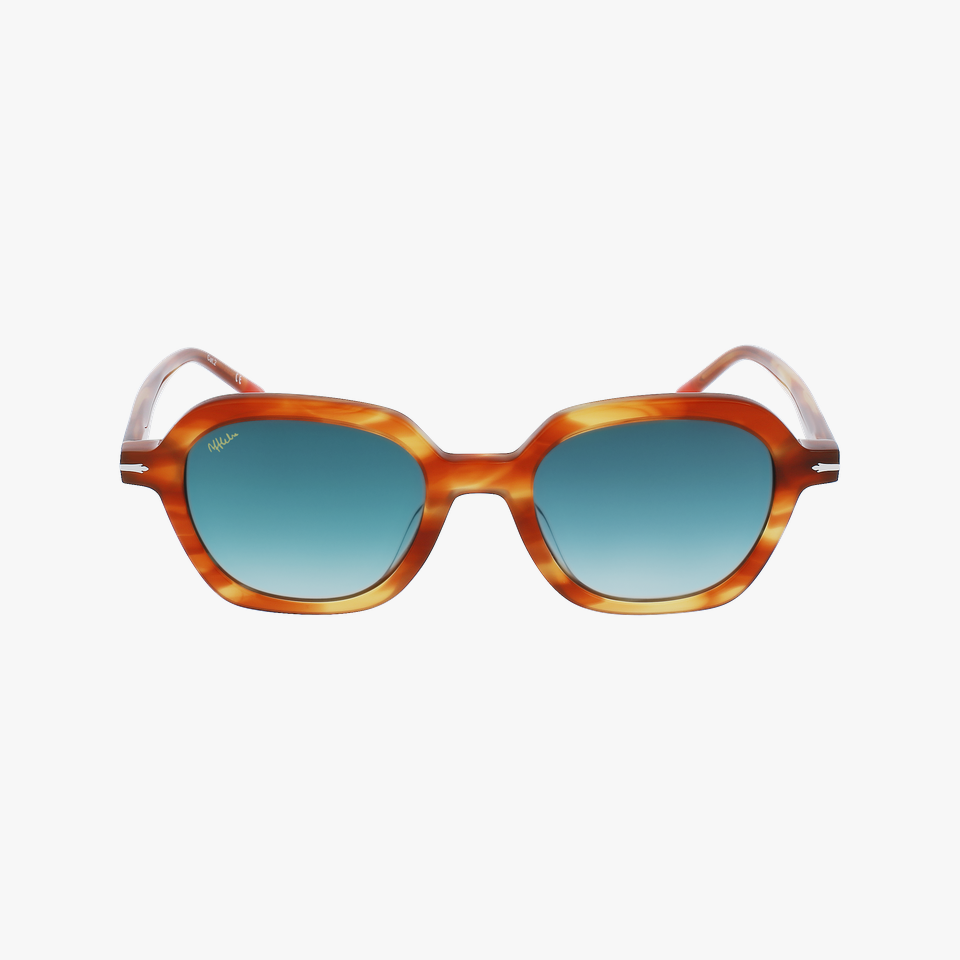 Lunettes de soleil femme VEZENAZ écaille - Vue de face