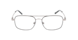 Lunettes de vue homme FILIPE noir/argenté - Vue de face