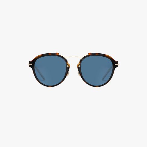 Lunettes de soleil femme DIORECLAT écaille/argenté Vue de face