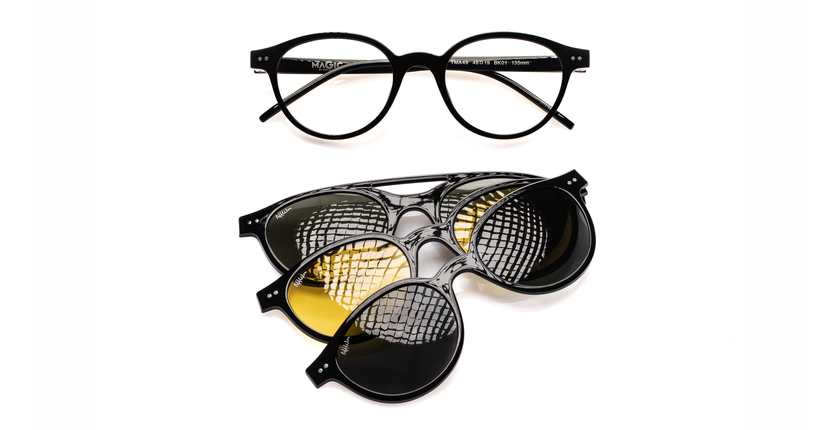 LUNETTES DE VUE femme MAGIC 49 noir - Vue de face