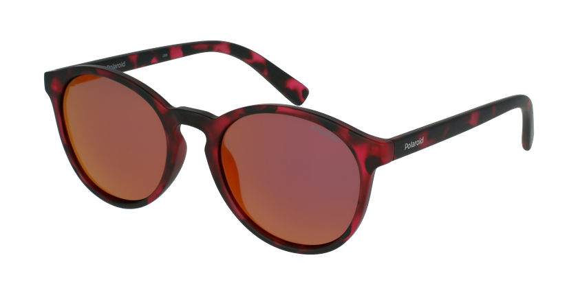 LUNETTES DE SOLEIL enfant PLD 8024/S écaille/rouge - vue de 3/4