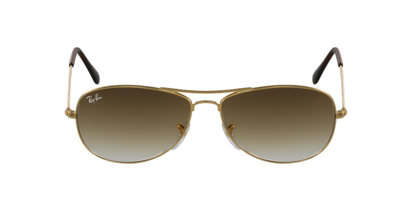 LUNETTES DE SOLEIL homme COCKPIT doré - Vue de face