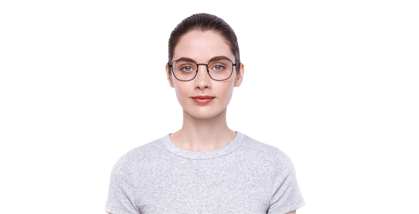 Lunettes de vue femme RZERO42 marron - Vue de face
