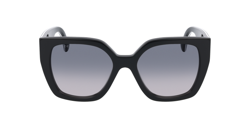 LUNETTES DE SOLEIL femme GG1300S noir - Vue de face