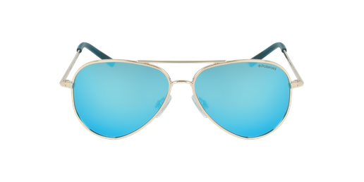 LUNETTES DE SOLEIL enfant PLD 8015/N doréVue de face
