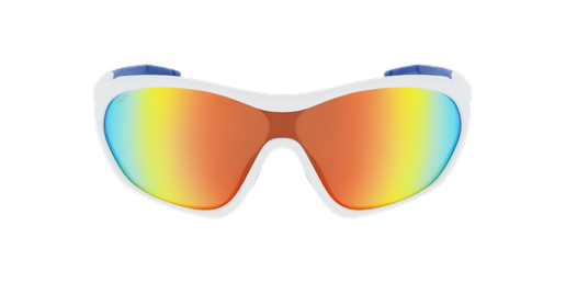 LUNETTES DE SOLEIL LUCIO blanc/bleu Vue de face