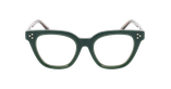 Lunettes de vue femme CARACTÈRES ARTISTE vert - Vue de face