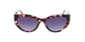 Lunettes de soleil femme VENISE écaille/écaille violet