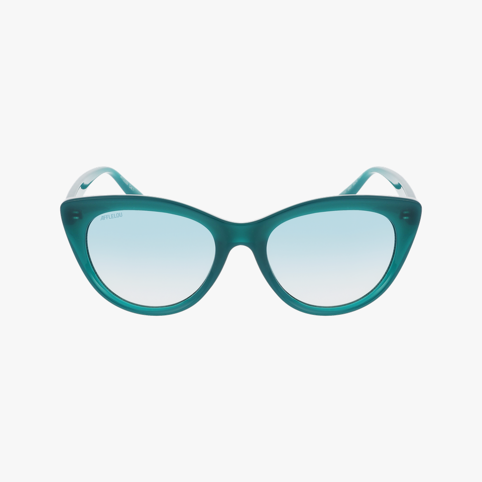 Lunettes de soleil femme DULCEA vert - Vue de face