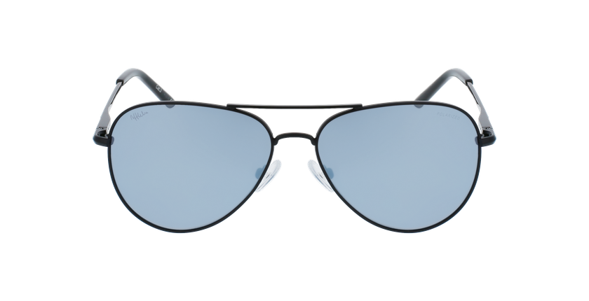 LUNETTES DE SOLEIL RUSSEL noir - Vue de face