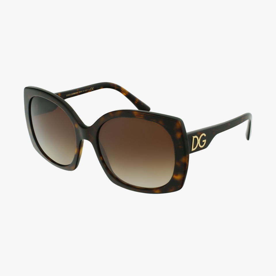 Lunettes de soleil femme DG 4385 écaille - Vue de 3/4