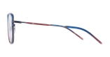 Lunettes de vue femme MAGIC 186 bleu/rose - Vue de face