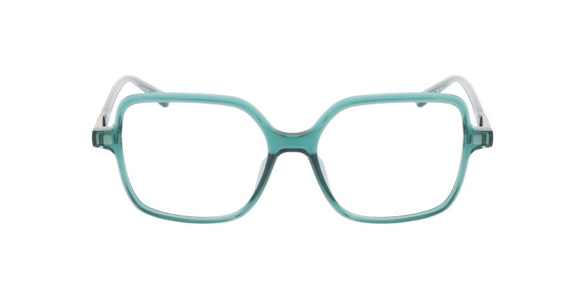 Lunettes de vue femme JOHANA vert - Vue de face
