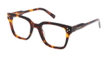 Lunettes de vue femme CARACTÈRES EXPRESSIVE écaille - Vue de face
