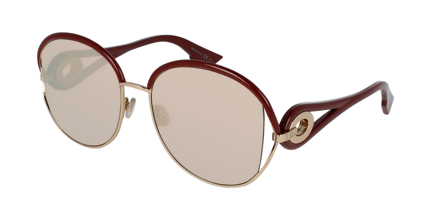 LUNETTES DE SOLEIL femme DIORNEWVOLUTE rouge - vue de 3/4