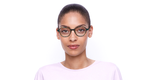 LUNETTES DE VUE femme ARMELLE écaille bleu - Vue de face