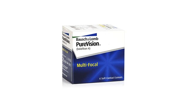 Lentilles de contact PureVision Multifocal 6 L - Vue de face