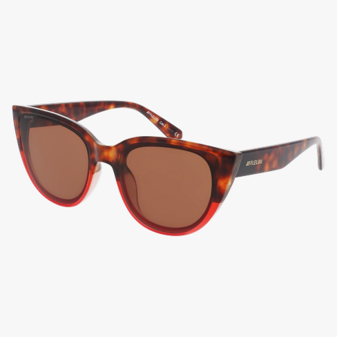 Lunettes de soleil femme ROMANA écaille/rouge