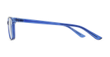 Lunettes de vue enfant RZERO24 bleu cristal/noir - Vue de face