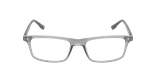 Lunettes de vue homme EVANS gris/rouge - Vue de face